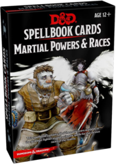 Dungeons and Dragons 5th Edition RPG: Spellbook Cards - Martial Powers & Races